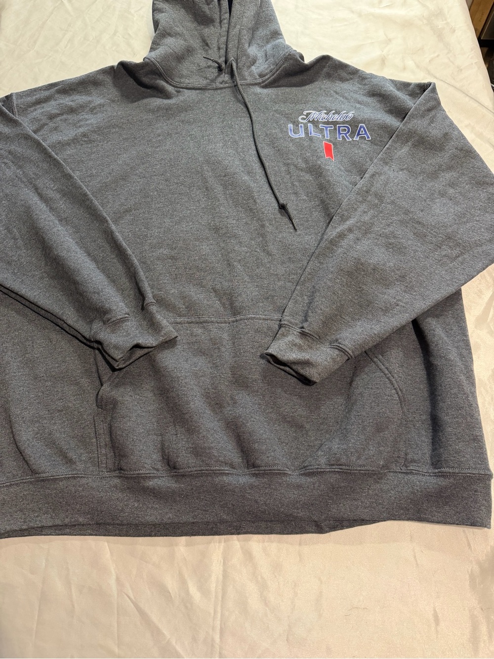 Gildan Charcoal Gray Ultra Logo Hoodie